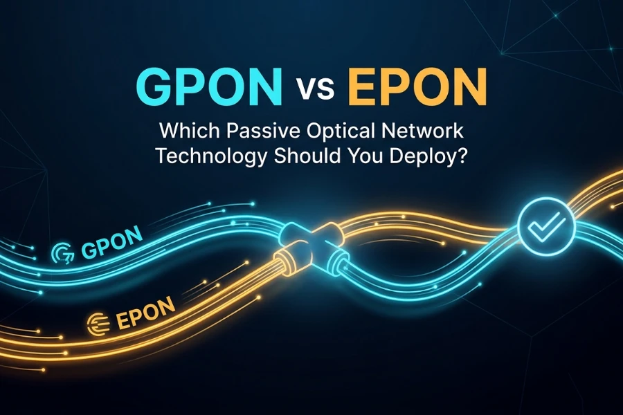 GPON vs EPON: Teknologi Rangkaian Optik Pasif Mana Yang Perlu Anda Gunakan?